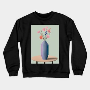 Fancy Flowers Vase Crewneck Sweatshirt